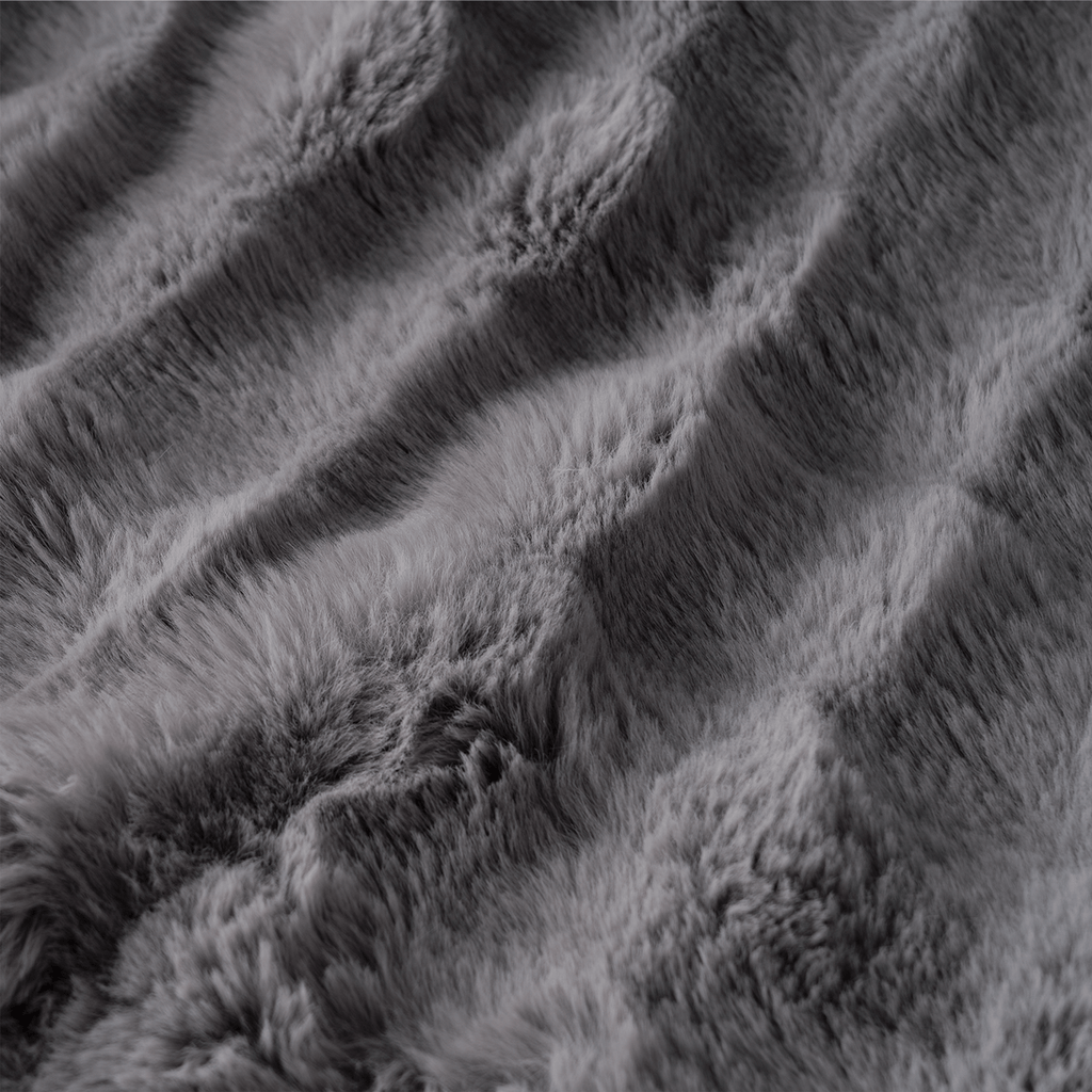 Plush Faux Rabbit Fur Sofa Cover - Limited Time Offer