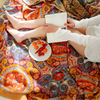 Sunrise Boho Reversible Blanket | 100% Cotton Blanket