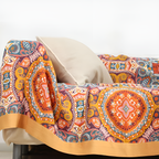 Sunrise Boho Reversible Blanket | 100% Cotton Blanket