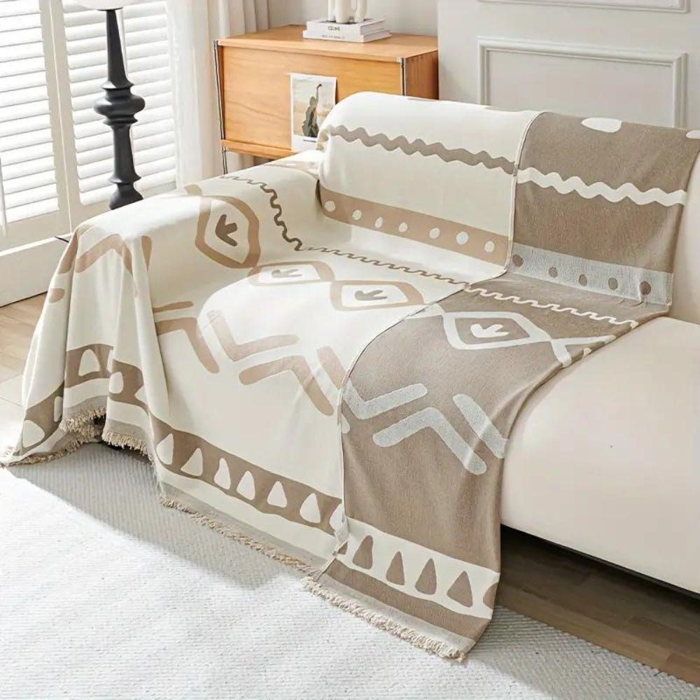 Bohemian Reversible Couch Cover