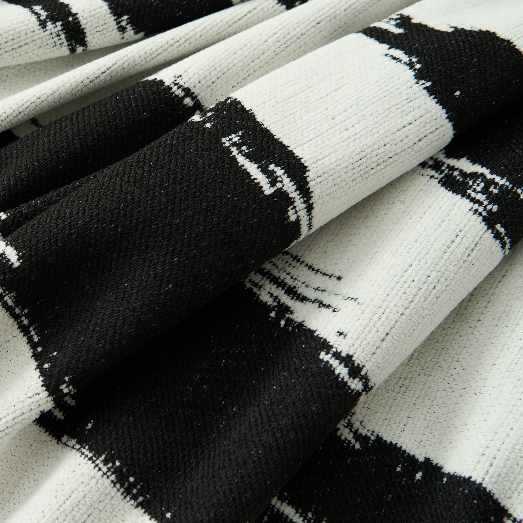 Striped Serenity Harmony Monochrome Chic Sofa / Couch Cover - Limited Time Offer