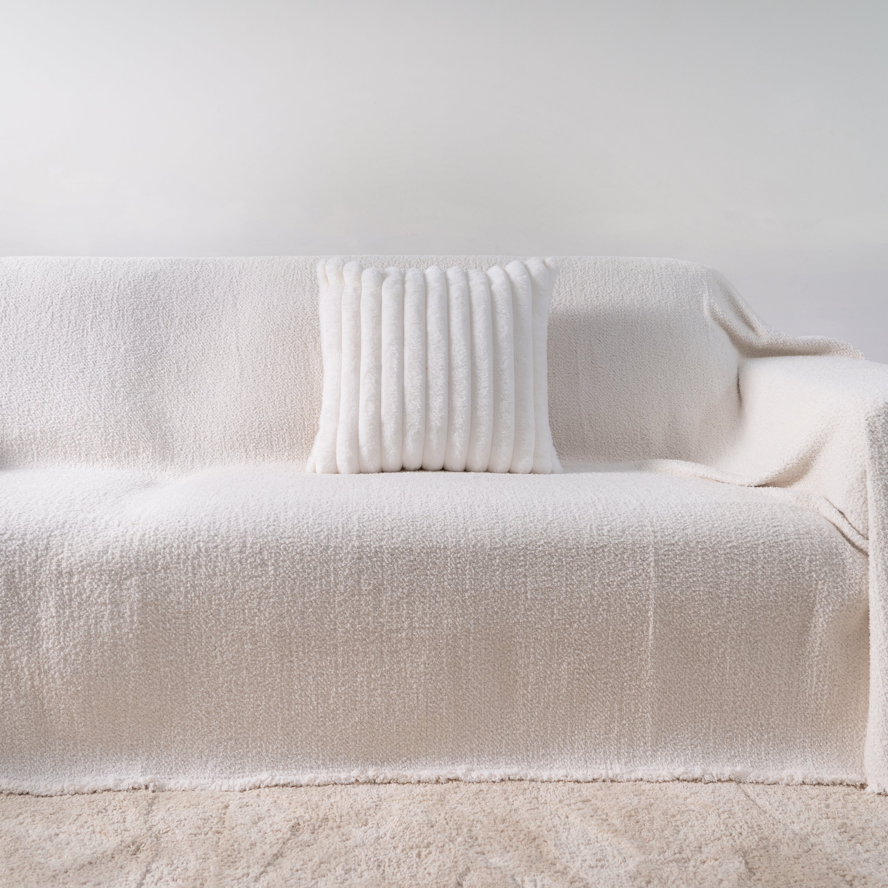 Faux Fur Throw Pillow Cover - Limited Time Offer