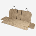 Waterproof Striped Chenille Pet Car Seat Protector Cover-Road Safer