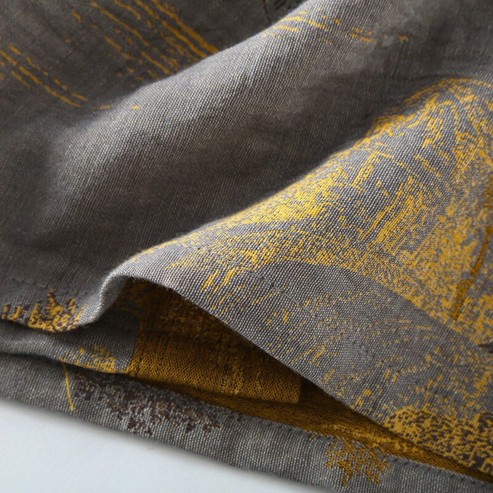 SereneCotton – Luxe Katoenen Kimono Badjas met Tijdloze Elegantie