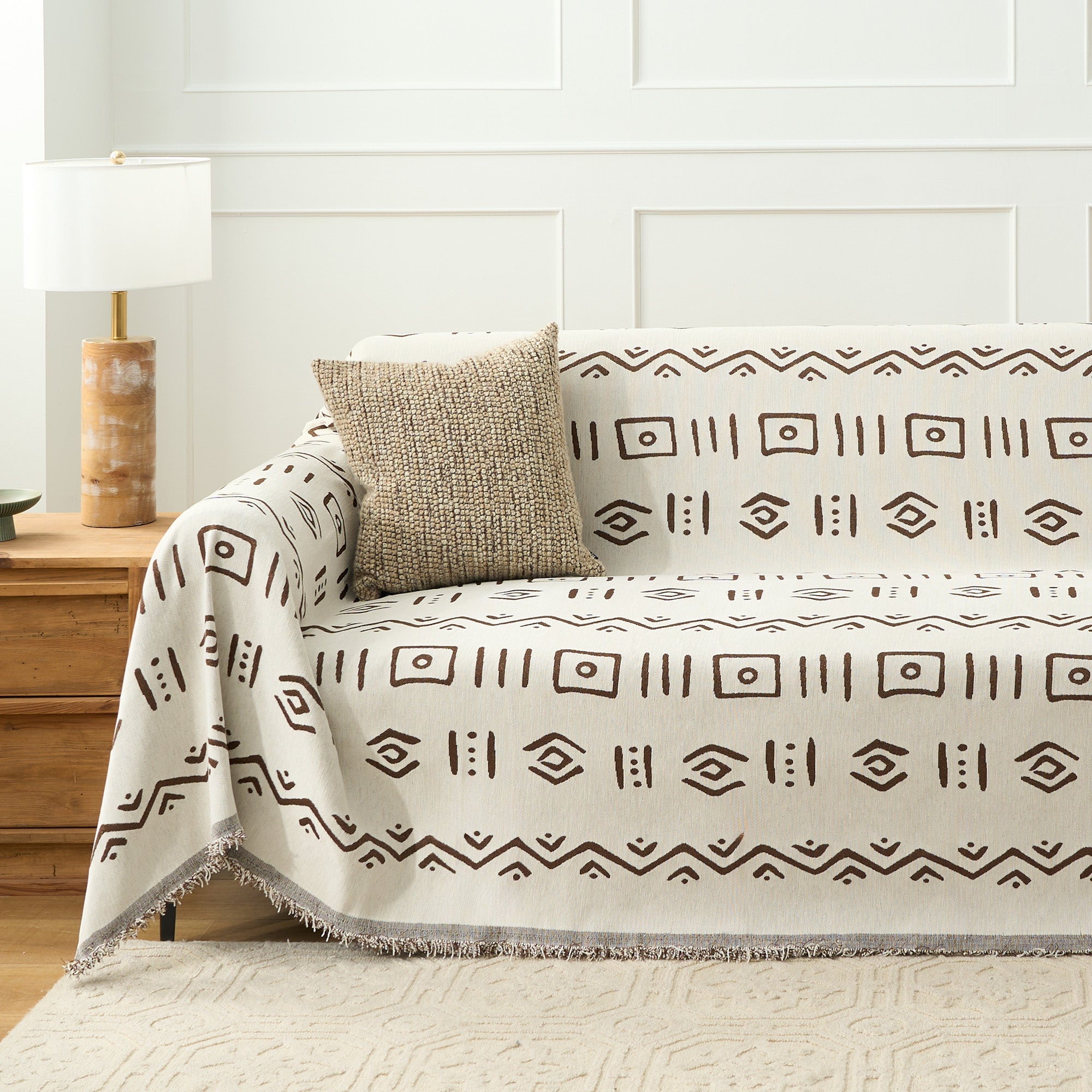 Nomad Pattern Reversible Comfort Sofa / Couch Cover - Limited Time Offer
