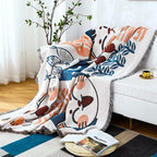 Tassel Tide All-Season Couch Cover