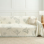 Cozy Winter Florals Sofa Cover - Limited Time Offer