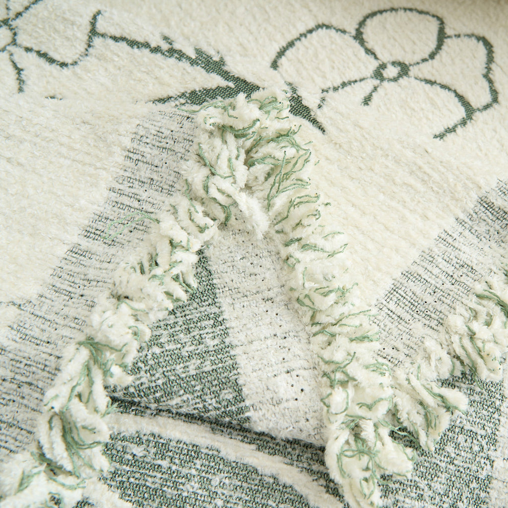 Cozy Winter Florals Sofa Cover - Limited Time Offer