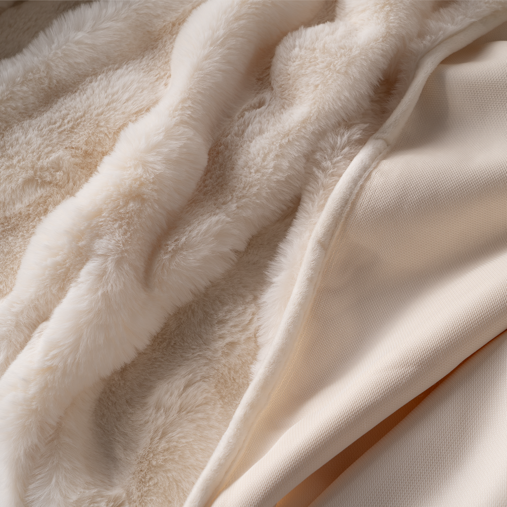 Plush Faux Rabbit Fur Sofa Cover - Limited Time Offer