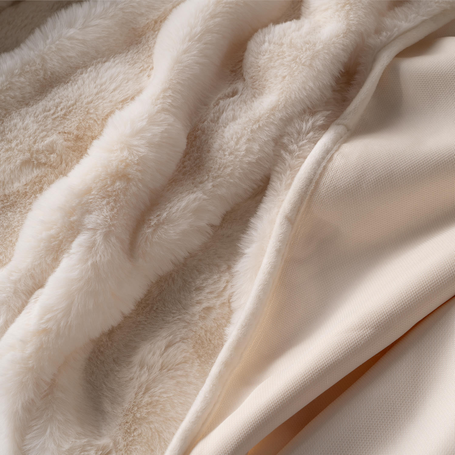 Plush Faux Rabbit Fur Sofa Cover - Limited Time Offer