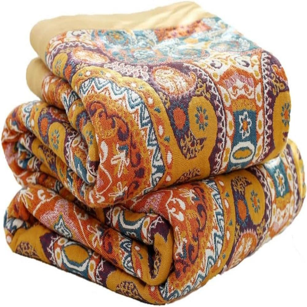 Sunrise Boho Reversible Blanket | 100% Cotton Blanket