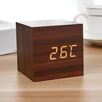 Modern Cube LED Alarm Clock