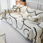 Curve Patterned Sofa / Couch Cover - Limited Time Offer
