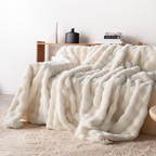 Plush Faux Rabbit Fur Sofa Cover - Limited Time Offer