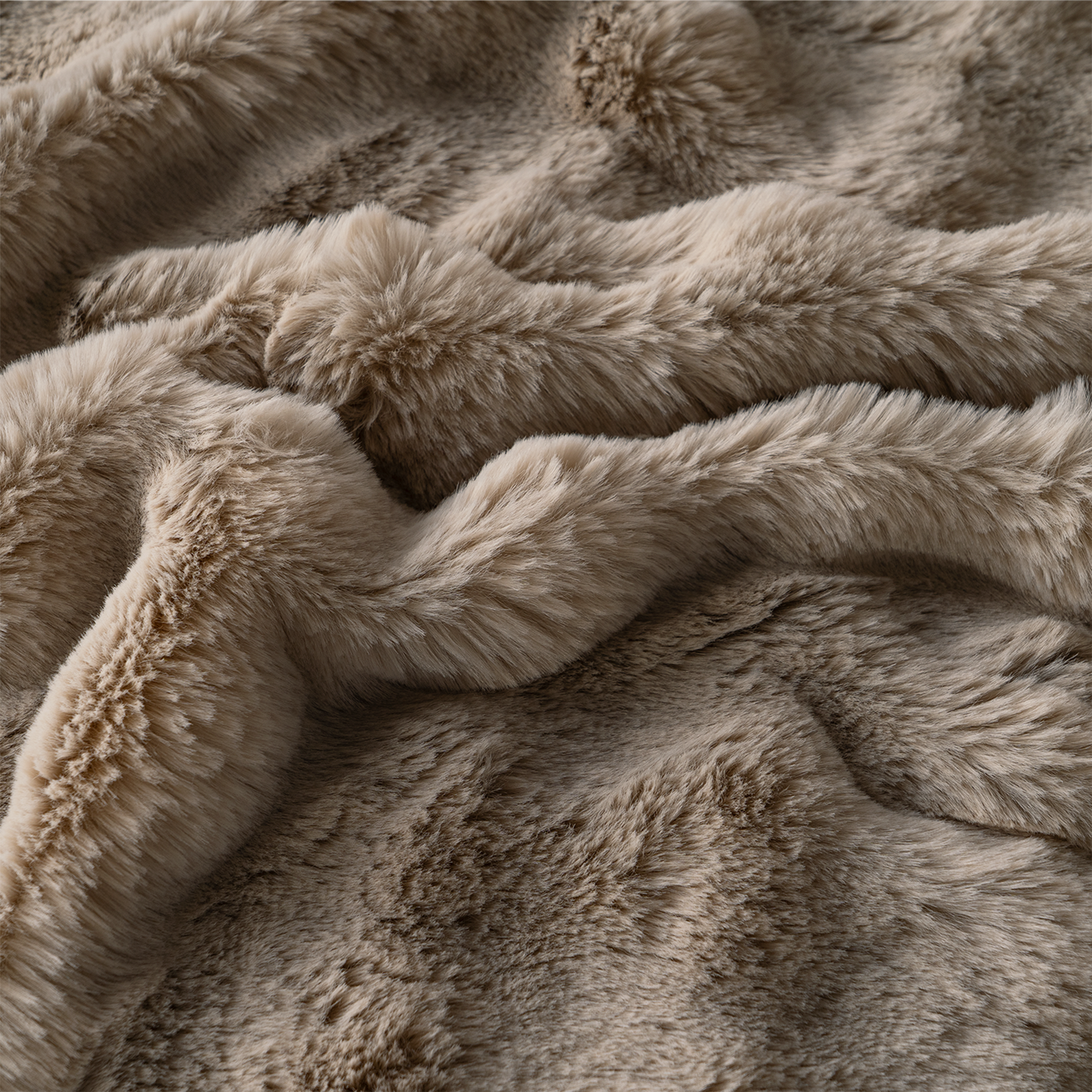 Plush Faux Rabbit Fur Sofa Cover - Limited Time Offer