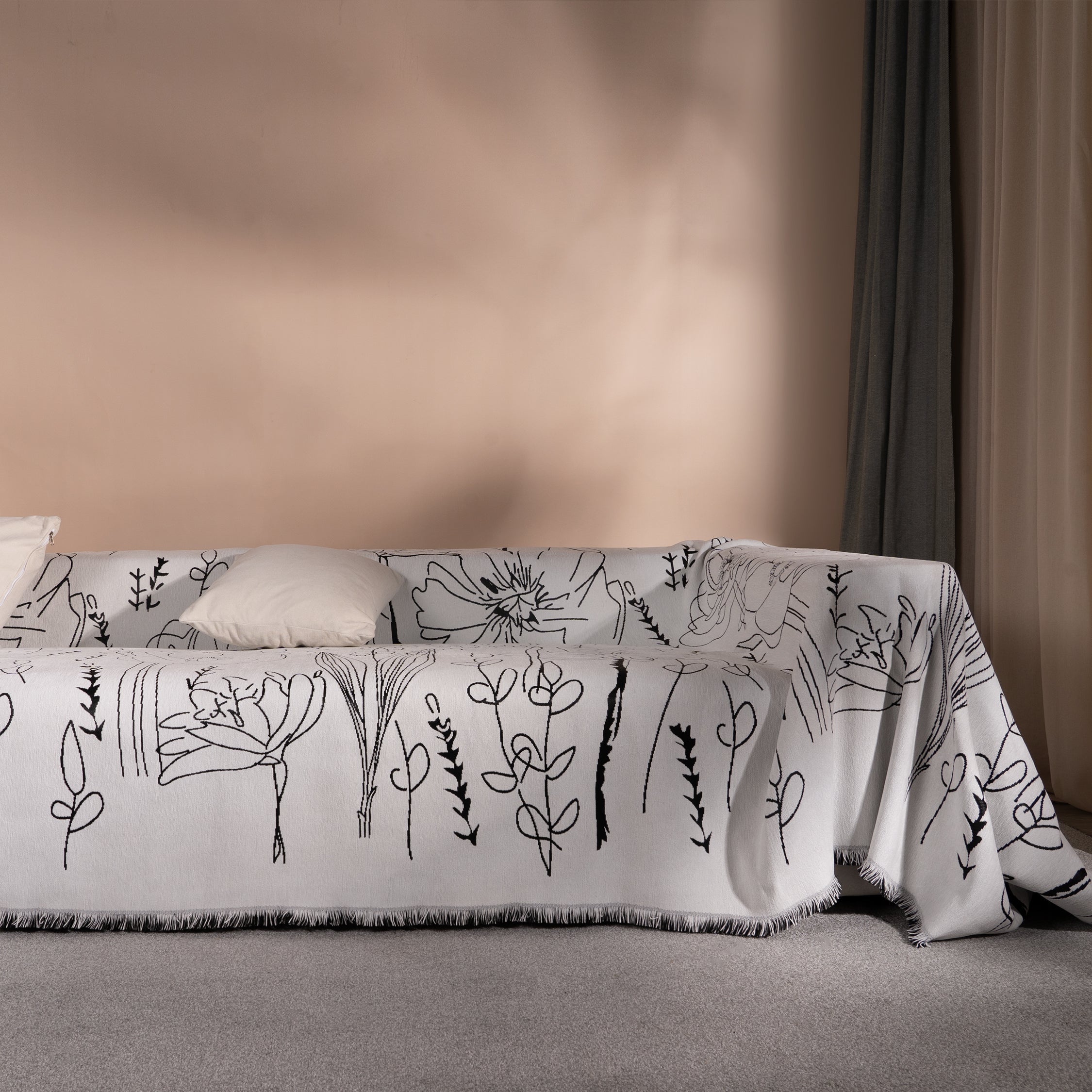 Illustrated Reversible Sofa / Couch Cover - Limited Time Offer
