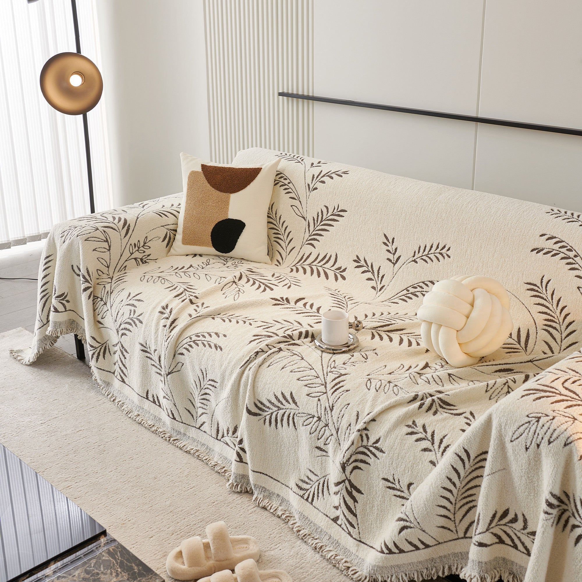 Cozy Winter Botanicals Sofa/Couch Cover -Limited Time Offer