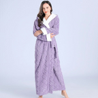 Plush Long Hooded Robe