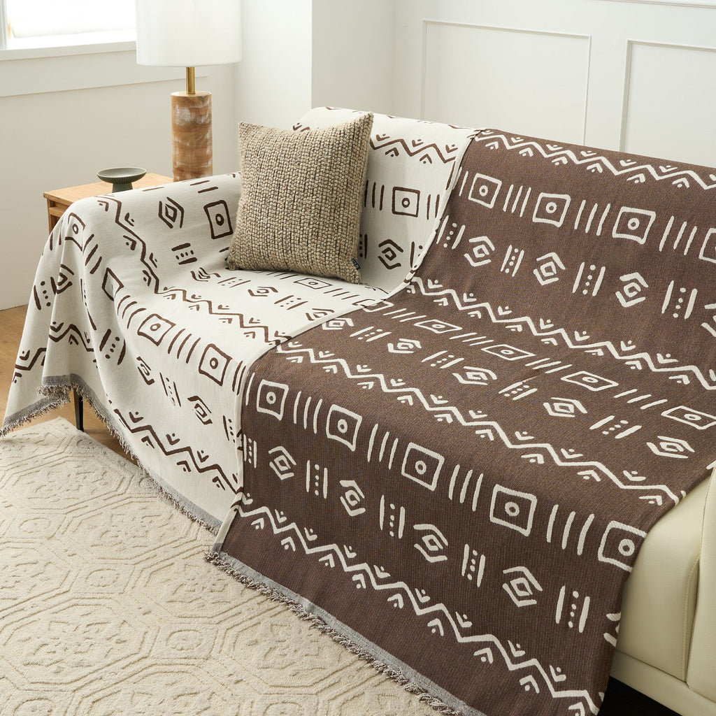 Nomad Pattern Reversible Comfort Sofa / Couch Cover - Limited Time Offer