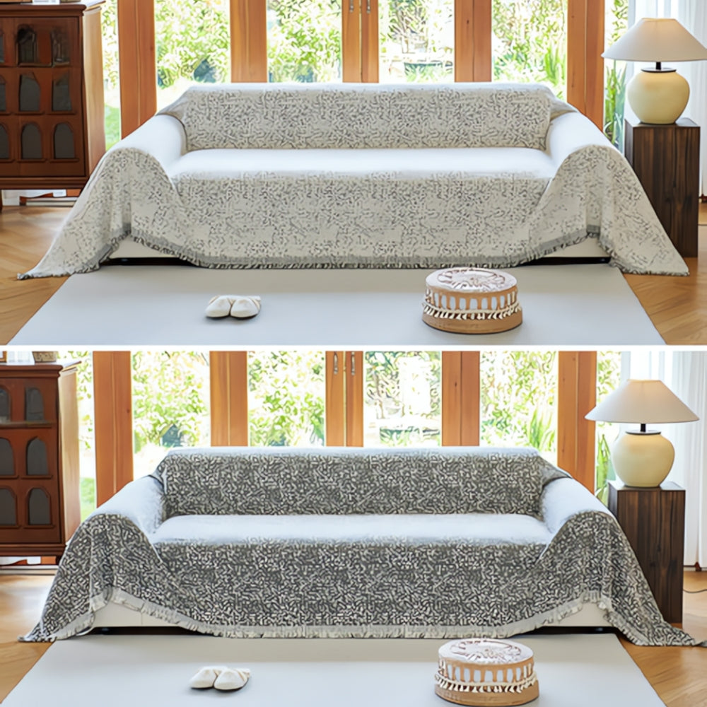 Nordic Speckle Reversible Couch Cover