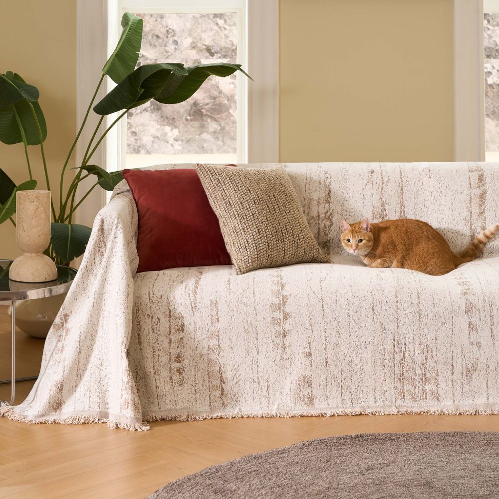 Almond Crest Couch Cover