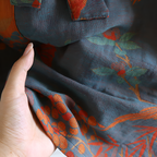 VintageLoom – Ademend Katoenen Wafelbadjas met Tijdloze Retro Charme