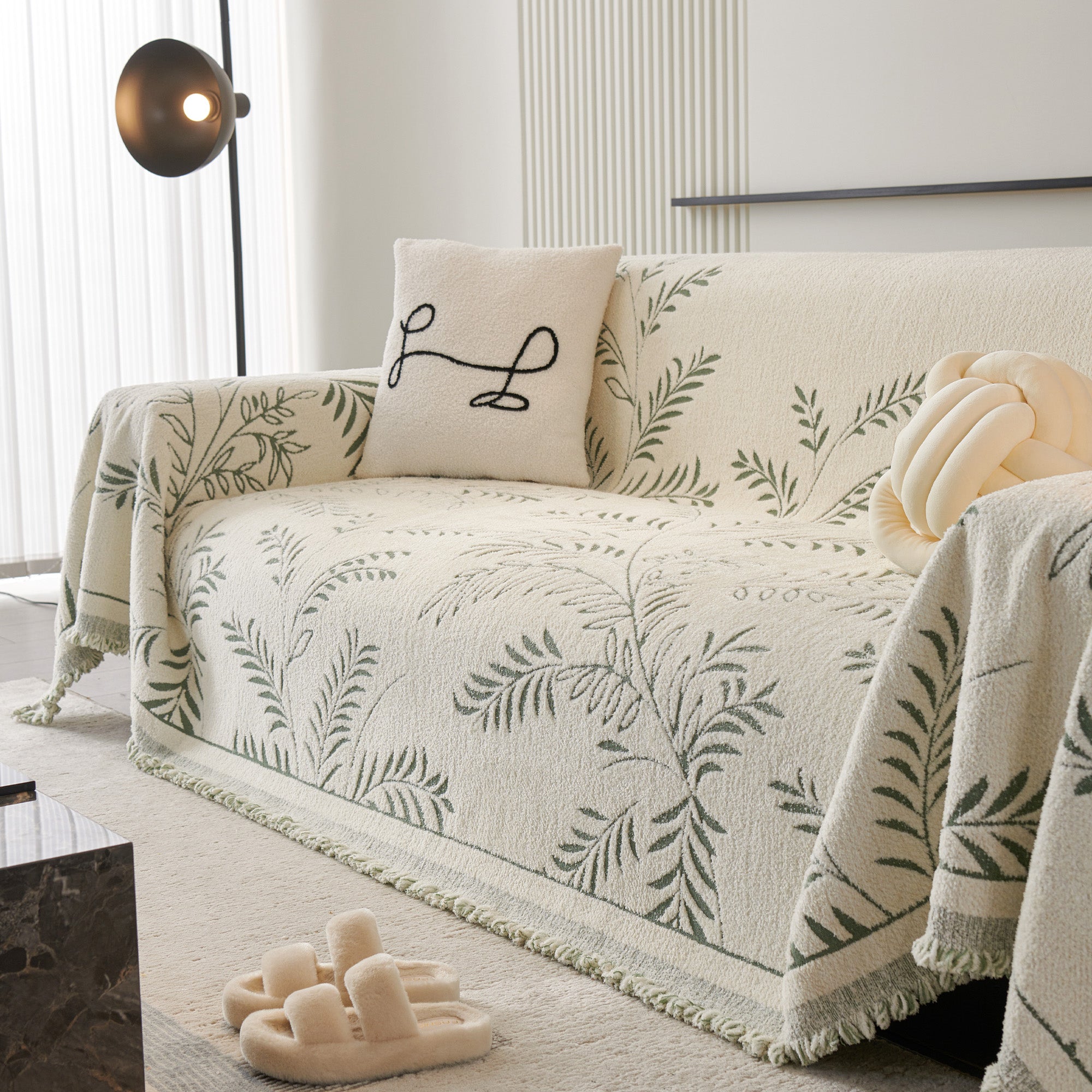 Cozy Winter Botanicals Sofa/Couch Cover -Limited Time Offer