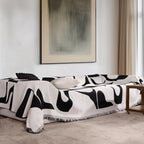Modern White Monochrome Chic Sofa / Couch Cover