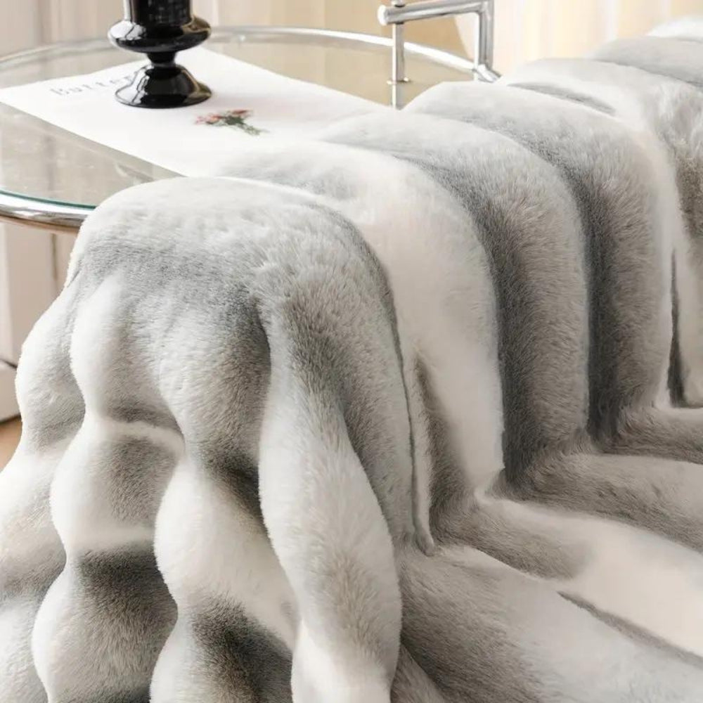 Velvet Faux Fur Couch Cover