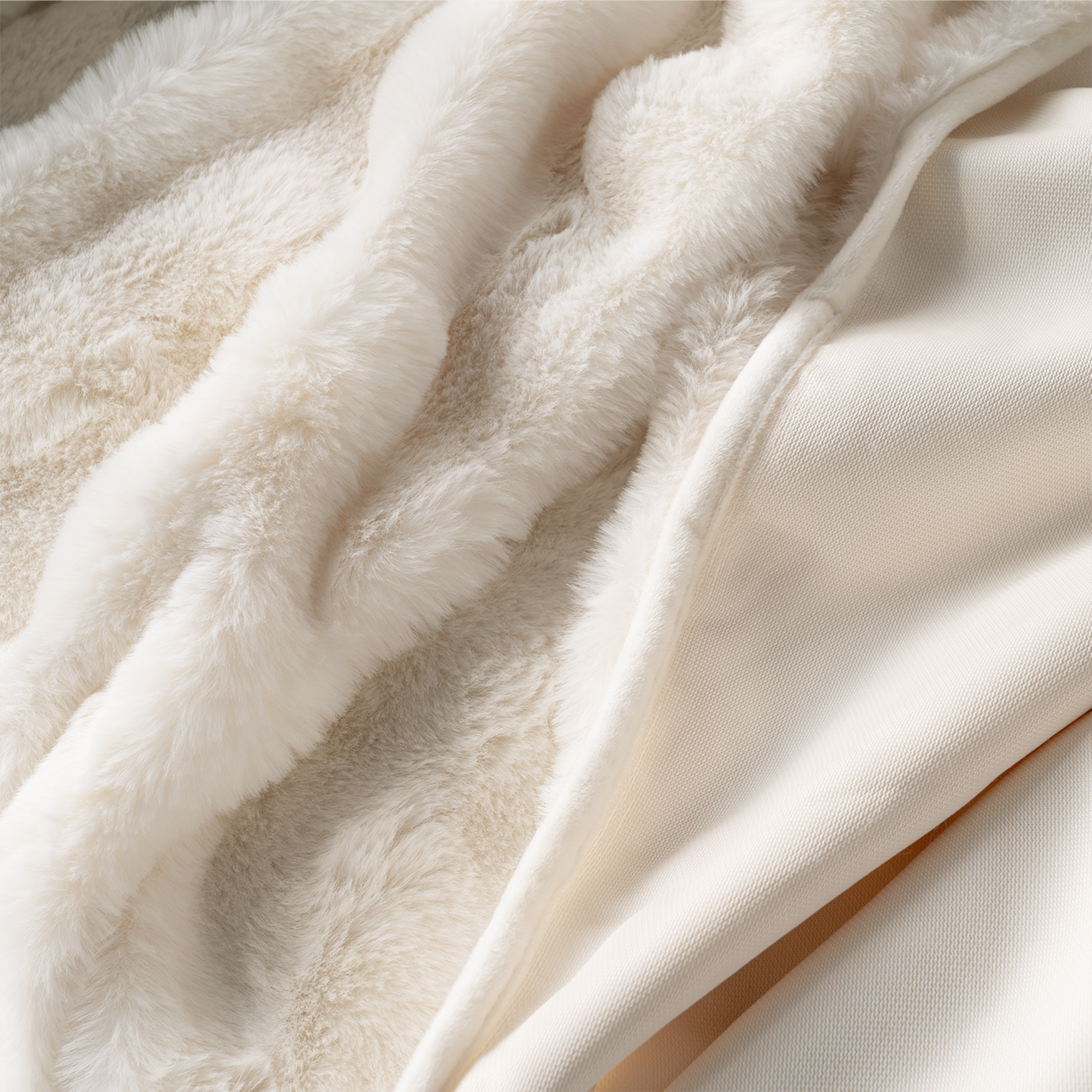 Plush Faux Rabbit Fur Sofa Cover - Limited Time Offer