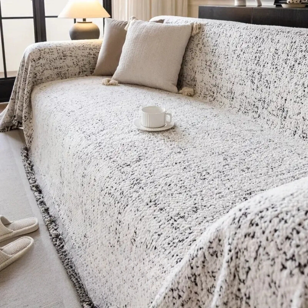 Nordic Speckle Reversible Couch Cover