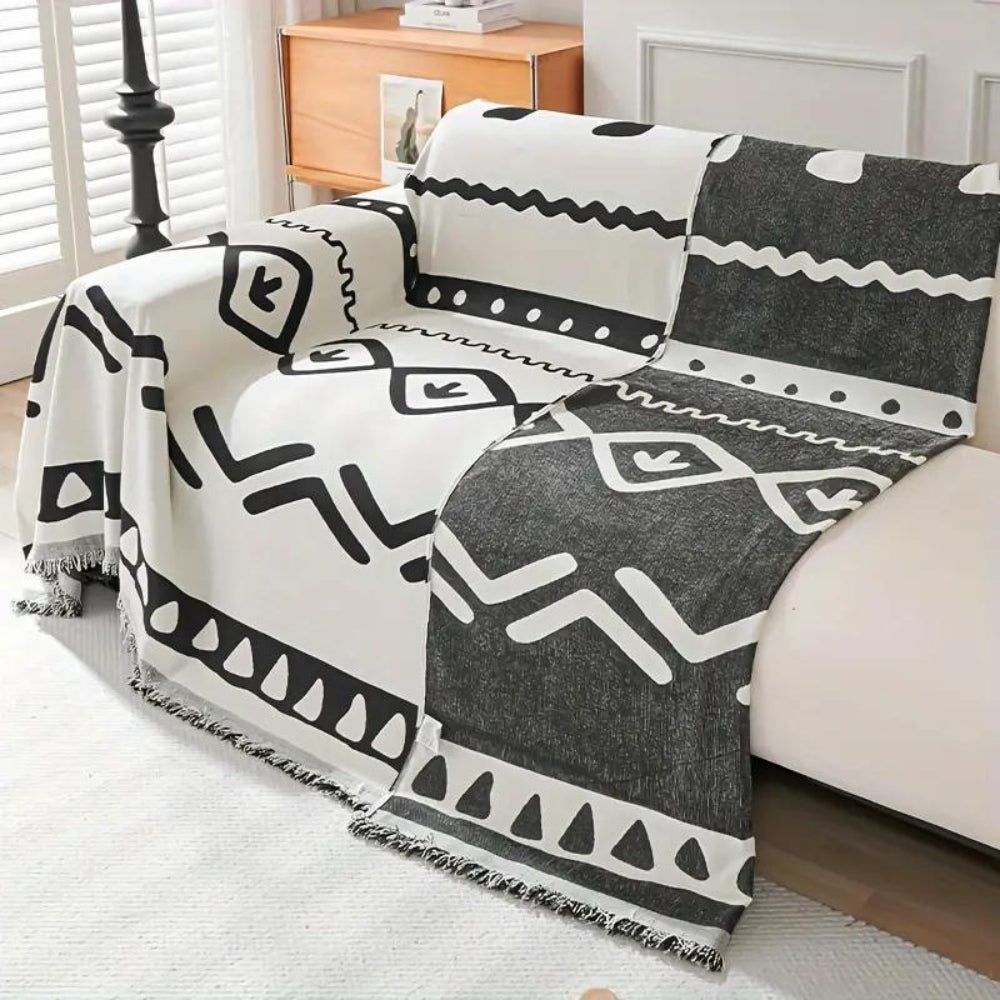 Bohemian Reversible Couch Cover