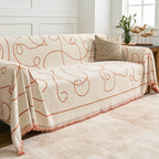 Reversible Curve Pattern Sofa / Couch Cover - Limited Time Offer
