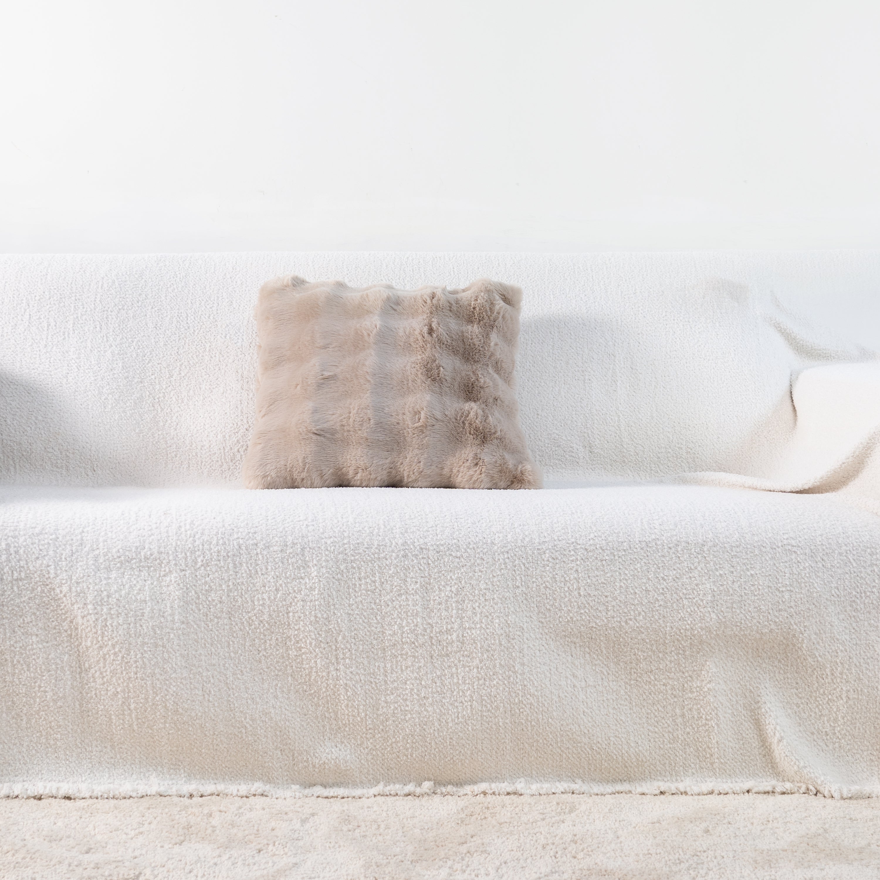 Faux Fur Throw Pillow Cover - Limited Time Offer
