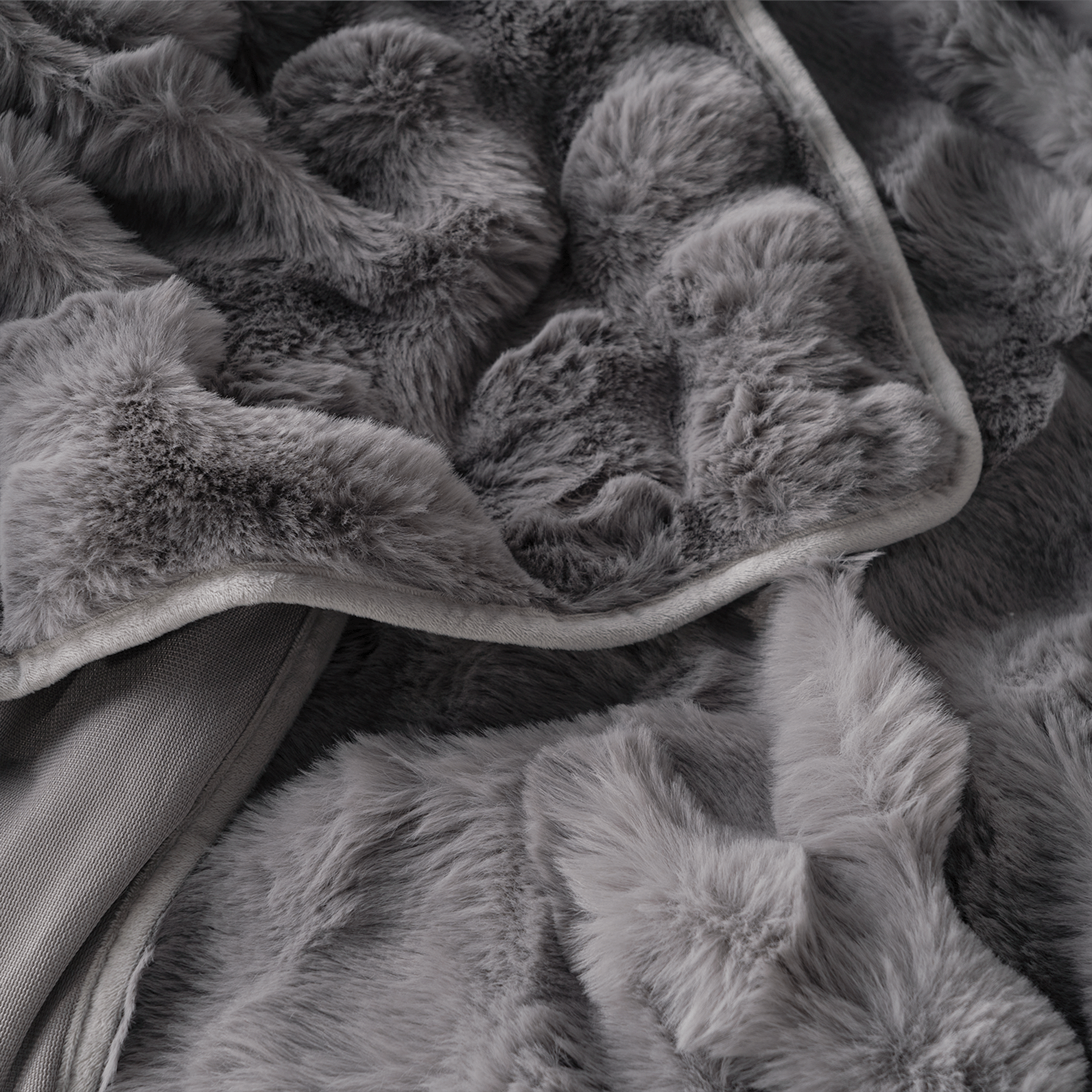 Plush Faux Rabbit Fur Sofa Cover - Limited Time Offer