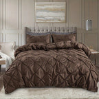 Amore Luxury Pinch Pleat Quilt Cover Set