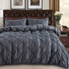 Amore Luxury Pinch Pleat Quilt Cover Set