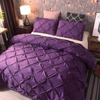 Amore Luxury Pinch Pleat Quilt Cover Set