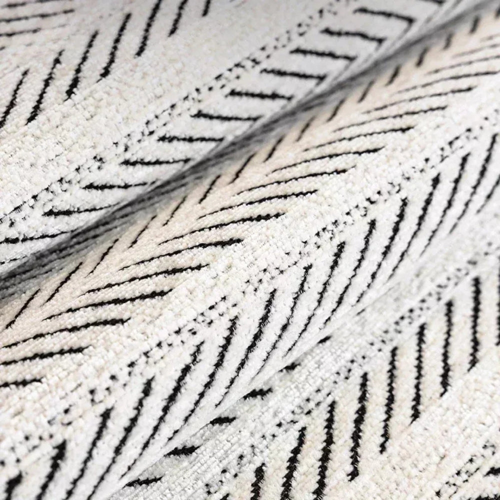 Aurivelle Herringbone Scallop Edge Couch Cover