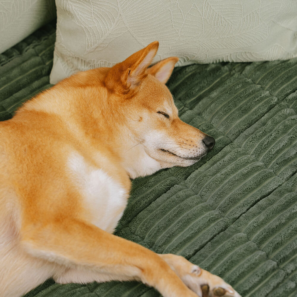 Lazy Soft Flannel Breathable Pet Mat Non-slip Sofa Covers