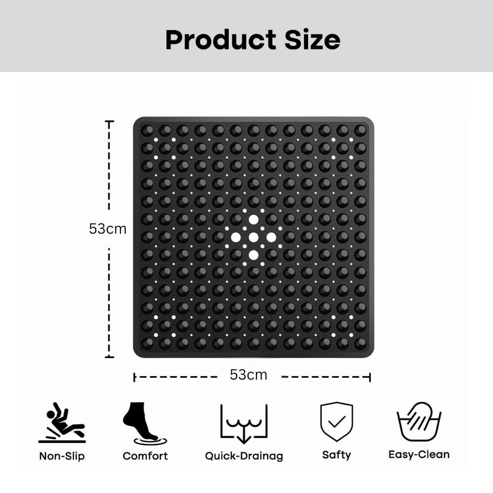 Bath Safety Non Slip Suction Mat