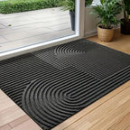 Curved Thread Line Door Mat