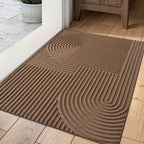 Curved Thread Line Door Mat