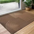 Curved Thread Line Door Mat