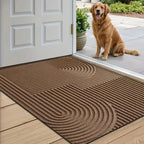Curved Thread Line Door Mat
