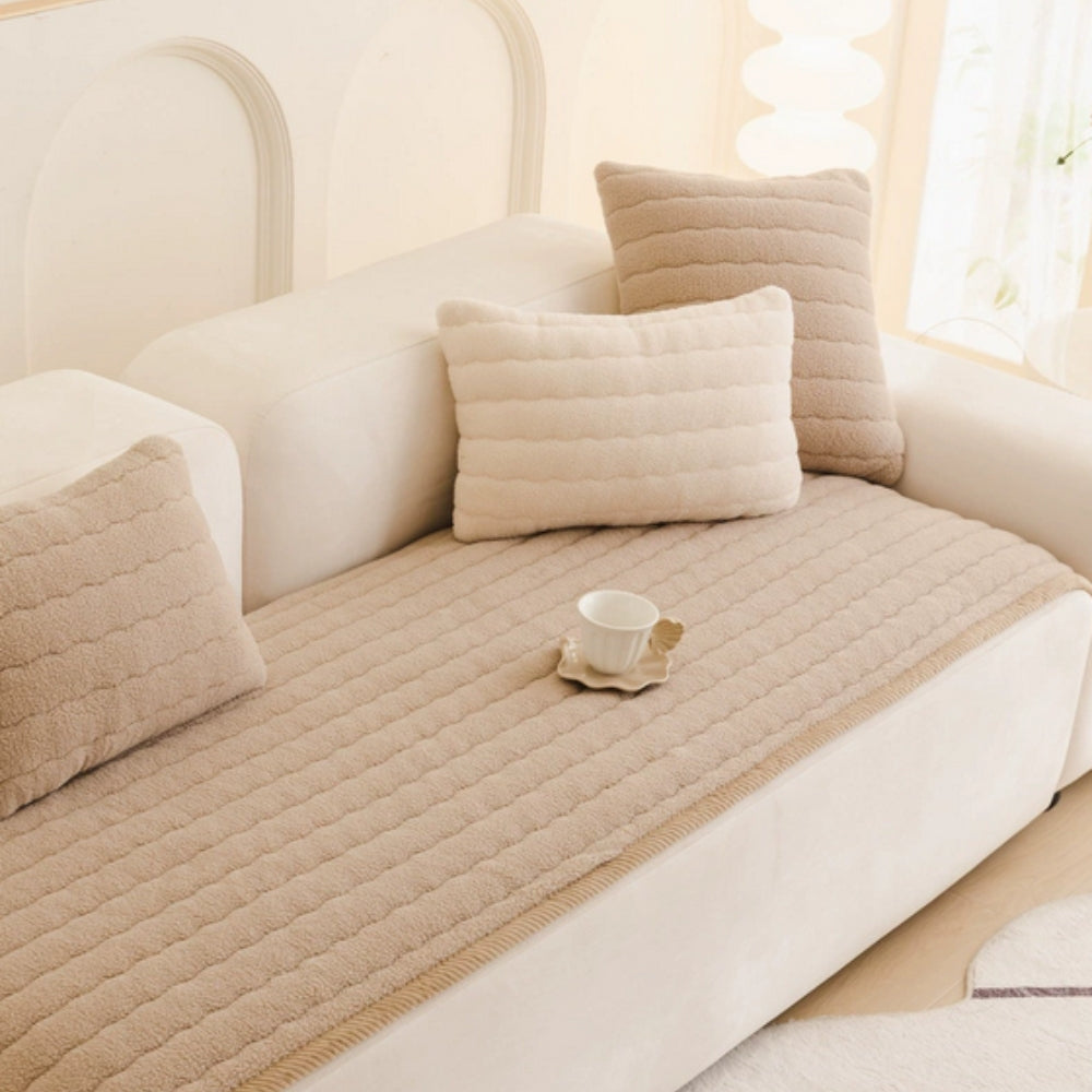 Chic Thick Plush Couch Cover