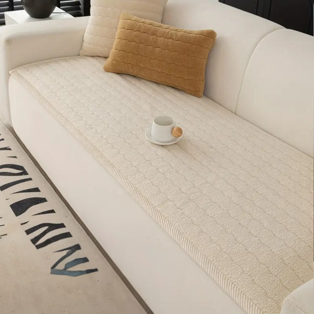 Chic Thick Plush Couch Cover