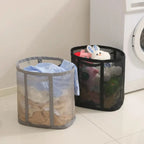 Foldable Mesh Laundry Basket