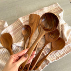 Wooden Cooking Utensils 7 Pcs Set