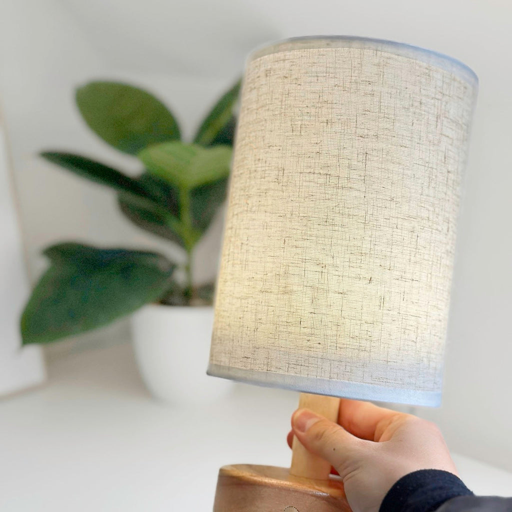 Nordic Linen Table Lamp